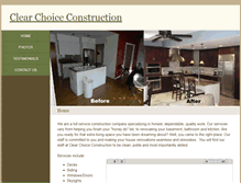 Tablet Screenshot of clearchoiceconstructionli.com
